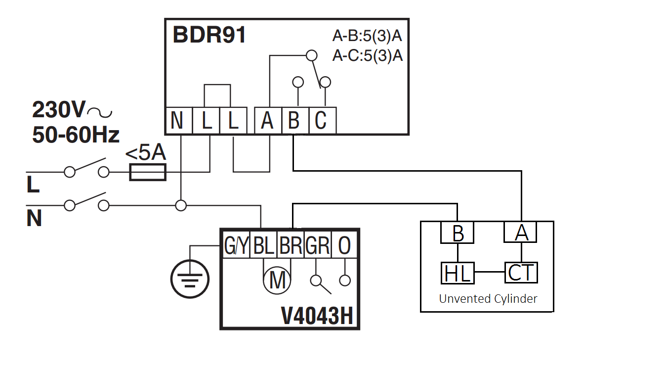 Honeywell evohome bdr91 with unvented cylinder.png